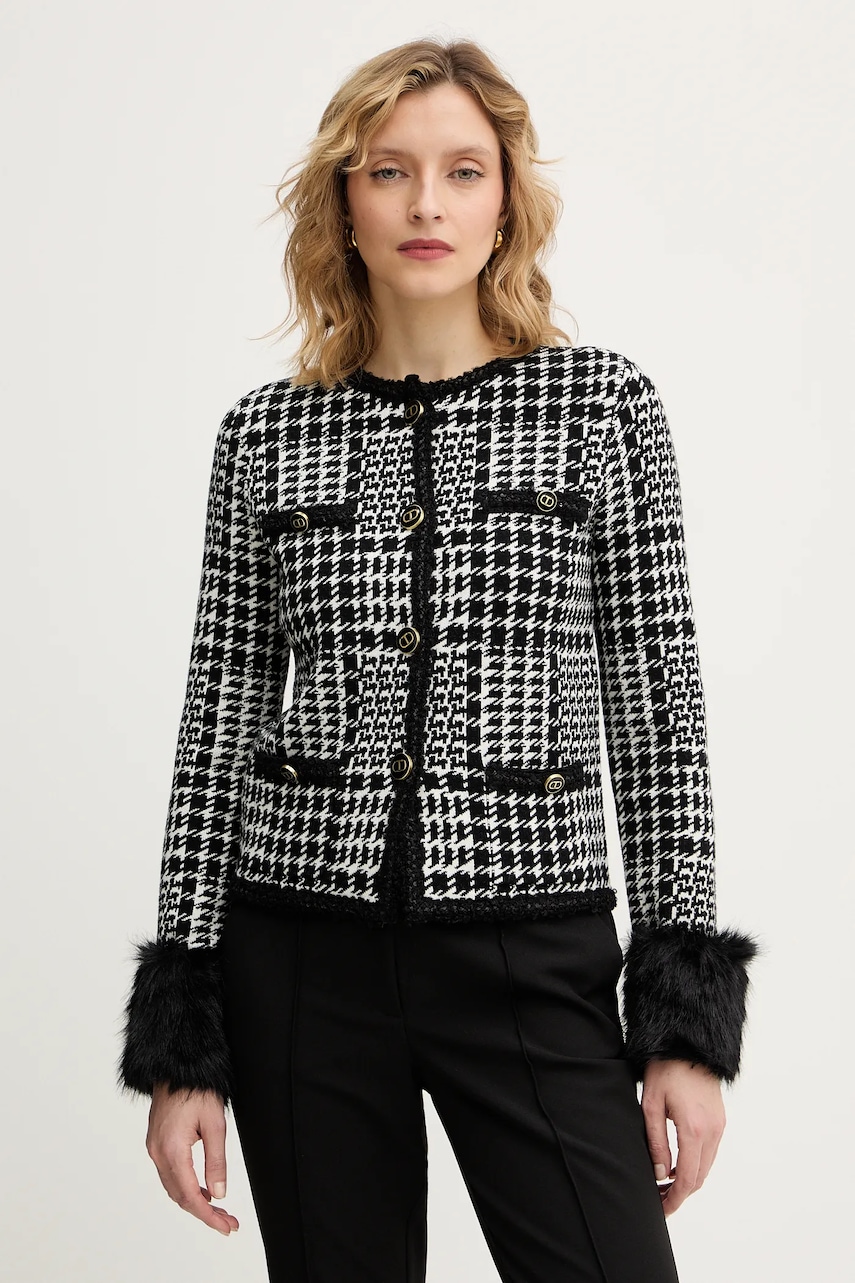 Σακάκι με προσθήκη μάλλινου υφάσματος Twinset