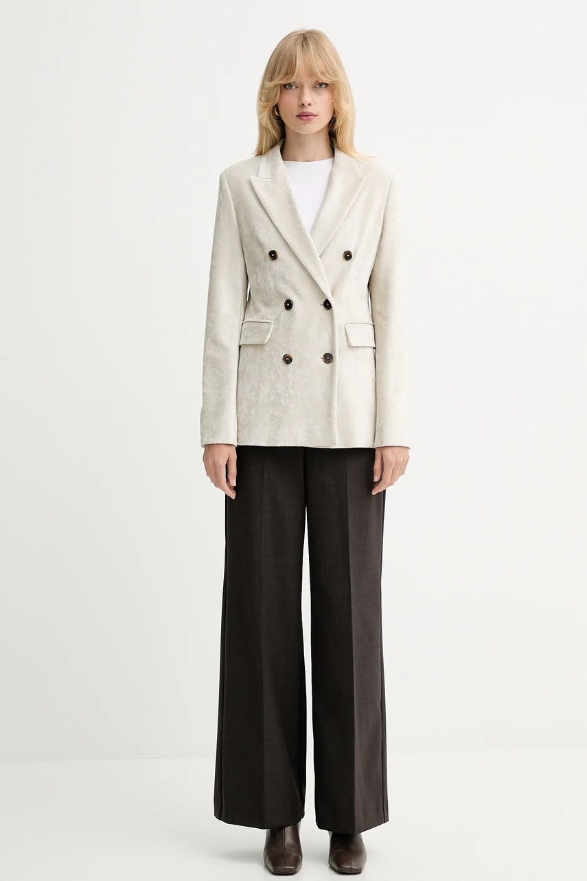 Пиджак Marella цвет бежевый однобортный однотонный 2523916074200