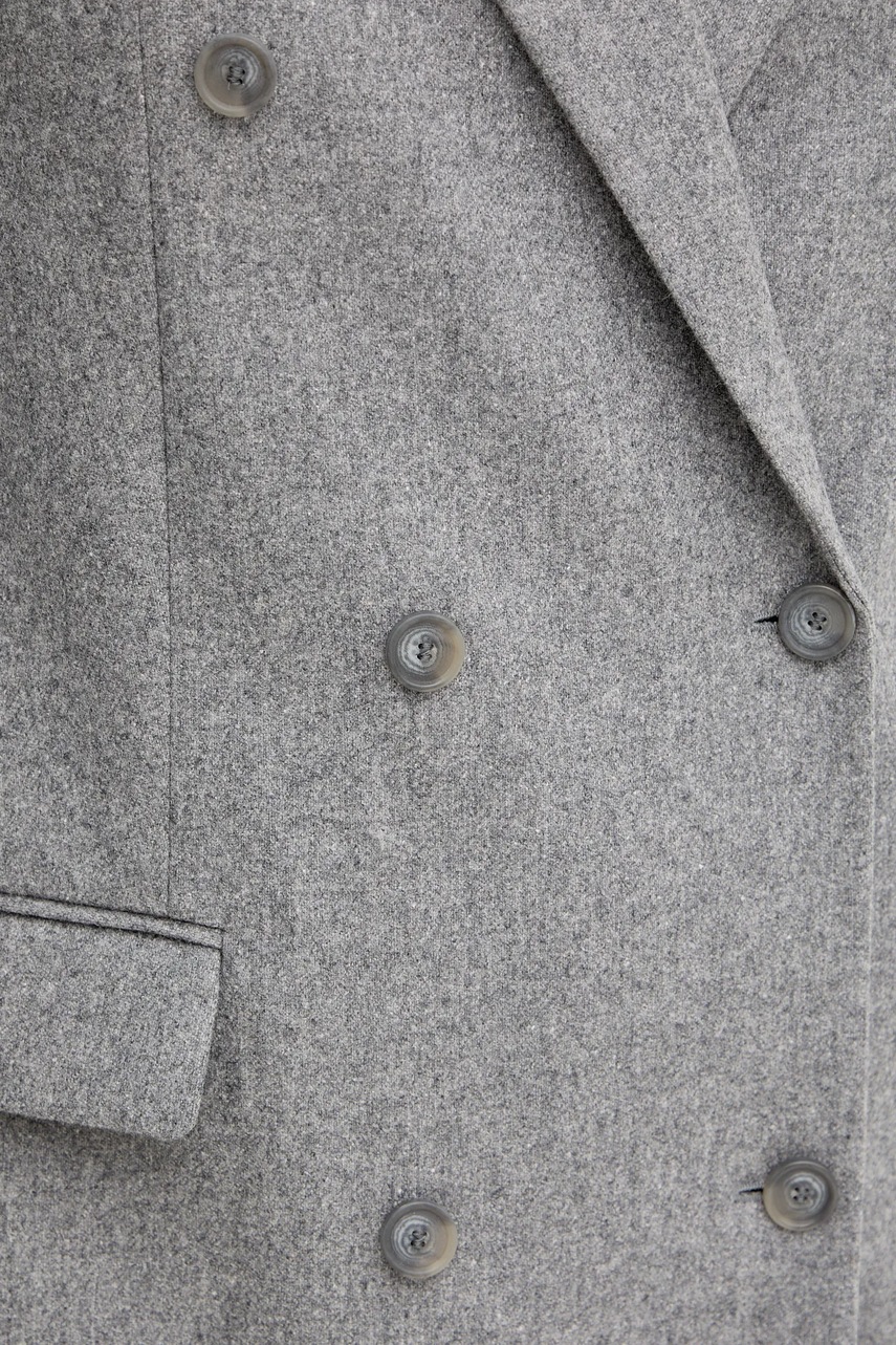 Μπουφάν με μαλλί BOSS χρώμα: γκρι, 50548736 φωτογραφία