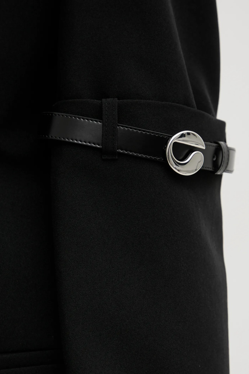 Coperni jednoradové sako dámske Logo Belted