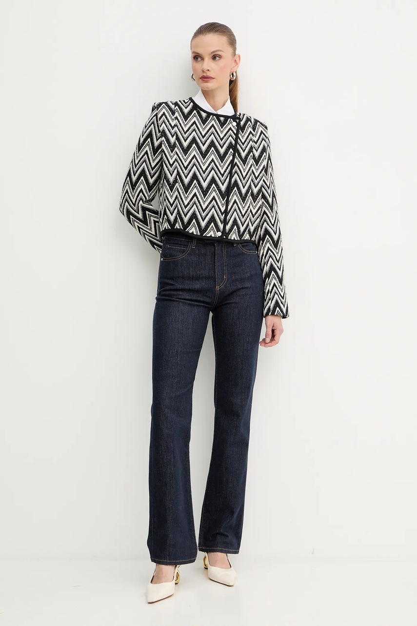 Пиджак BOSS Orange цвет чёрный однобортный узор 50547702