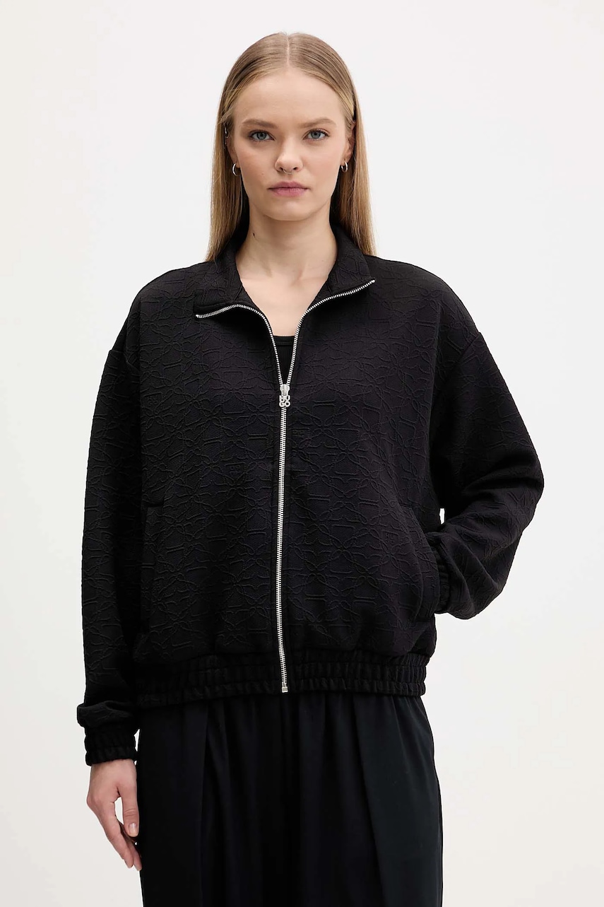 HUGO bluza culoarea negru, uni, 50546624