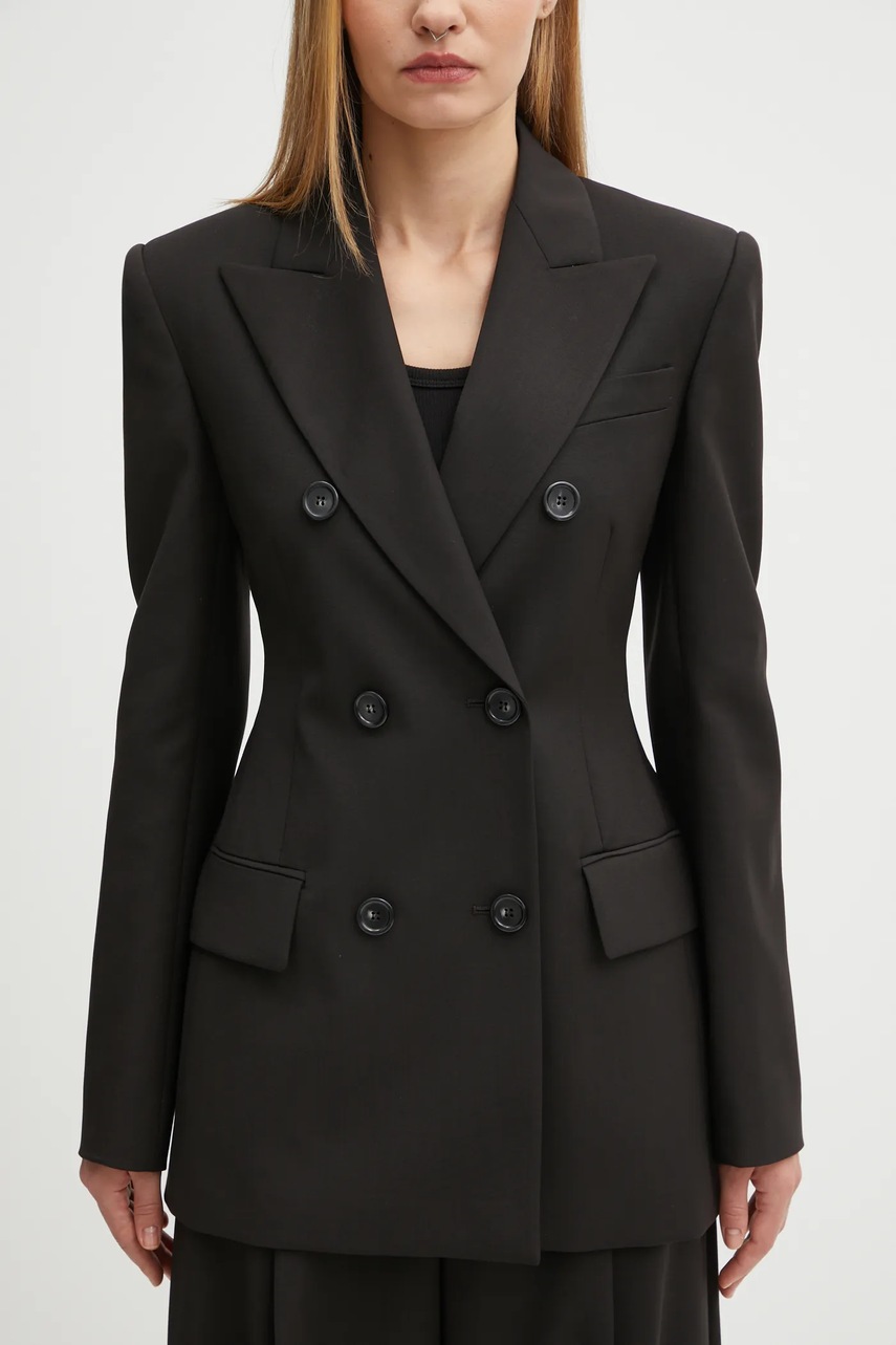 Sportmax marynarka wełniana ADAMO (zdjęcie 4)