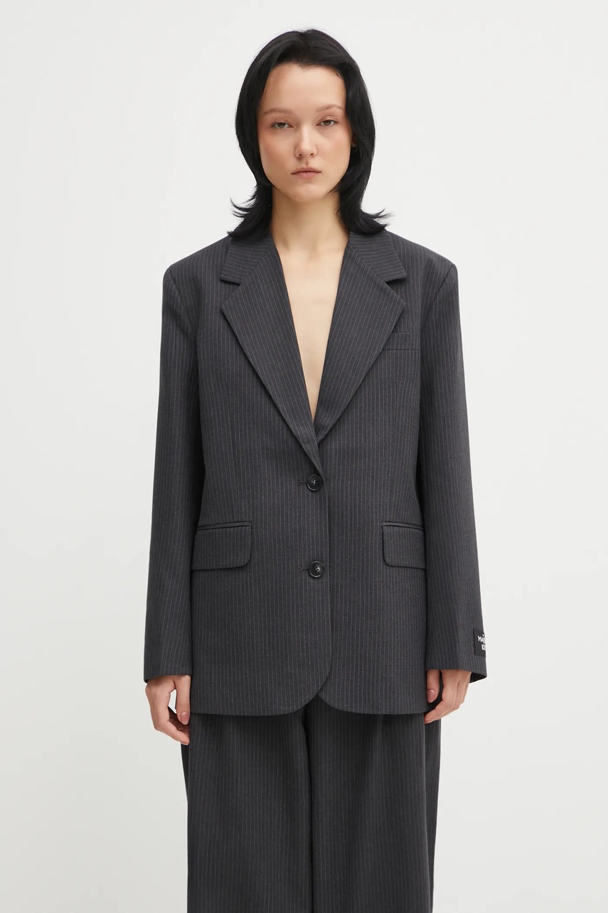 Maison Kitsuné  marynarka z dodatkiem wełny Tailored