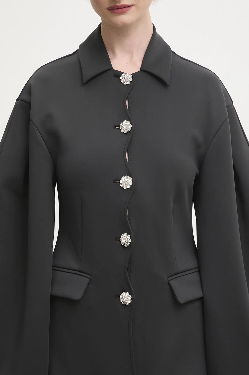 GANNI marynarka Scuba Neoprene (zdjęcie 4)
