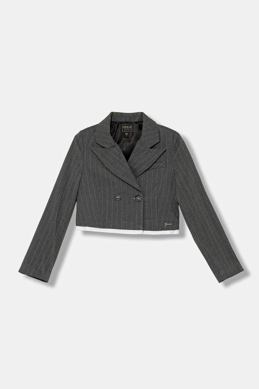 Levně Dětské sako Guess šedá barva, J5BN00 W3150