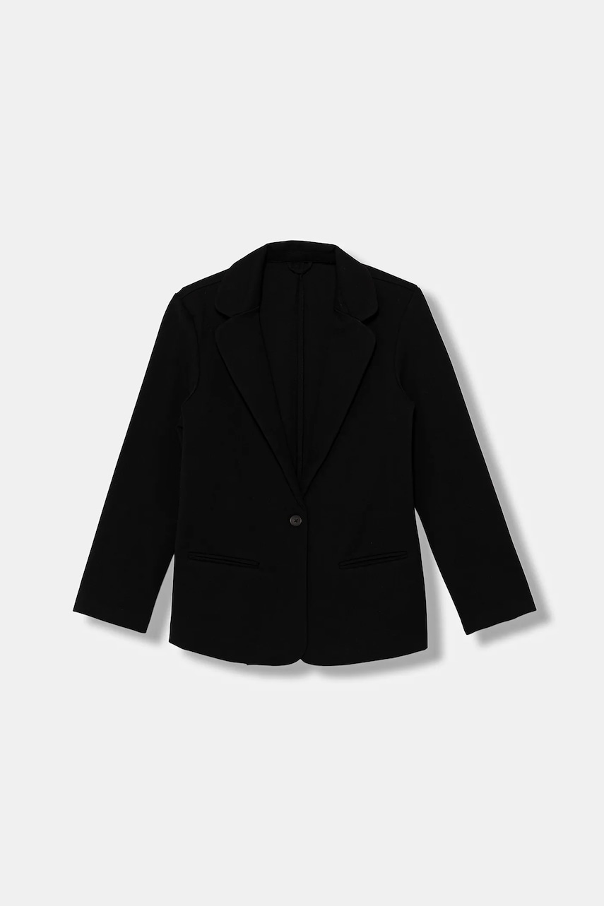 United Colors of Benetton sacou copii culoarea negru, 23ZGCW00N