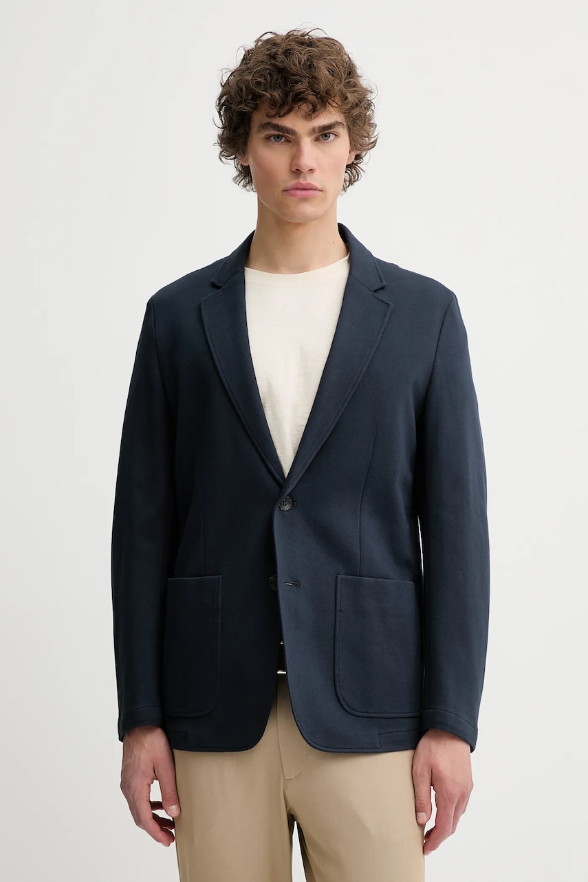 Rag & Bone sacou culoarea bleumarin, MBW25P4006PIML