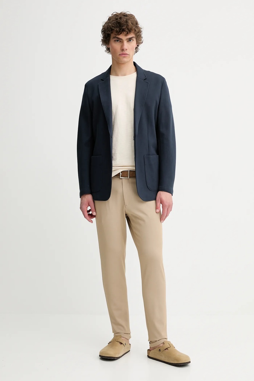 Σακάκι Rag & Bone χρώμα: ναυτικό μπλε, MBW25P4006PIML φωτογραφία