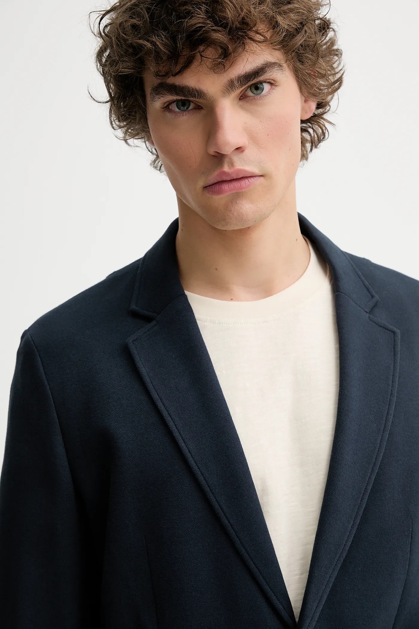 Σακάκι Rag & Bone χρώμα: ναυτικό μπλε, MBW25P4006PIML φωτογραφία