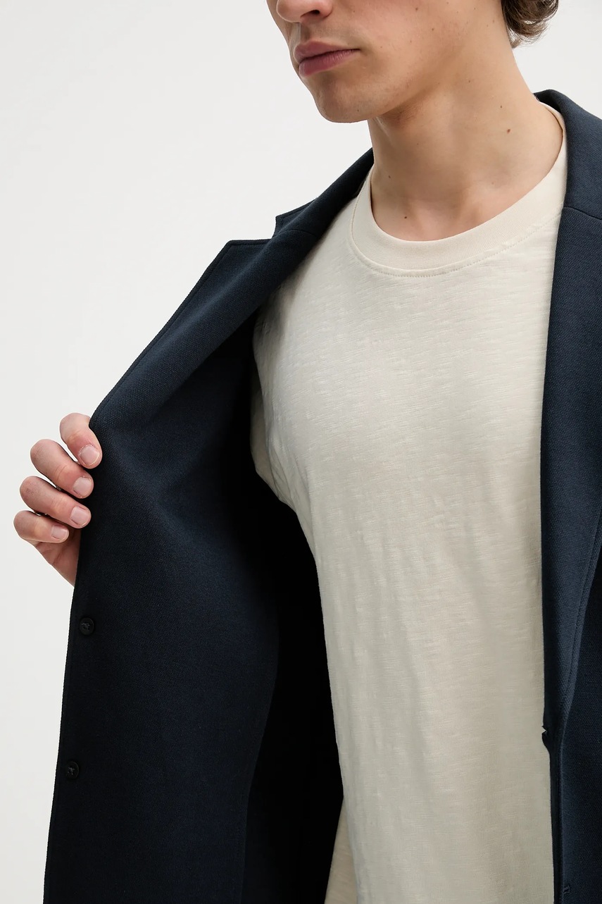 Σακάκι Rag & Bone χρώμα: ναυτικό μπλε, MBW25P4006PIML φωτογραφία