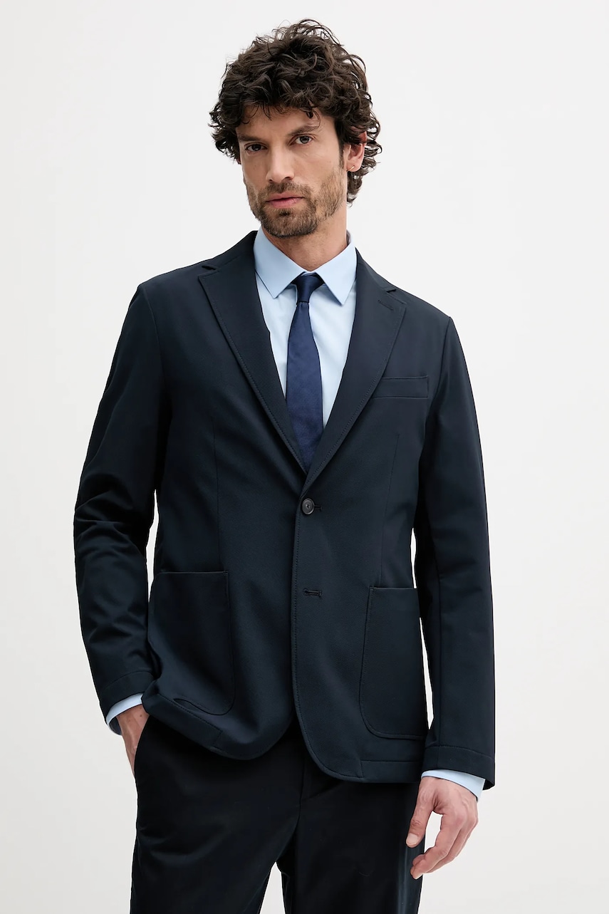 BOSS sacou culoarea bleumarin, 50543480