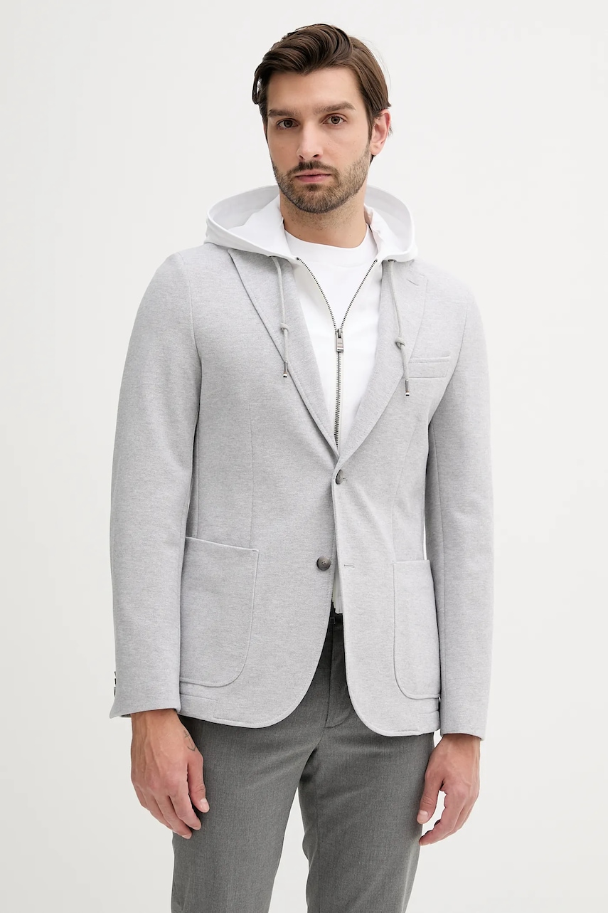 BOSS sacou culoarea gri, 50545835