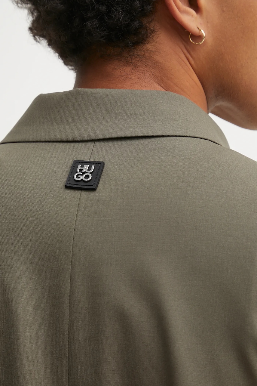 Vlněná bunda HUGO Hellys241F1X (obrázek 6)