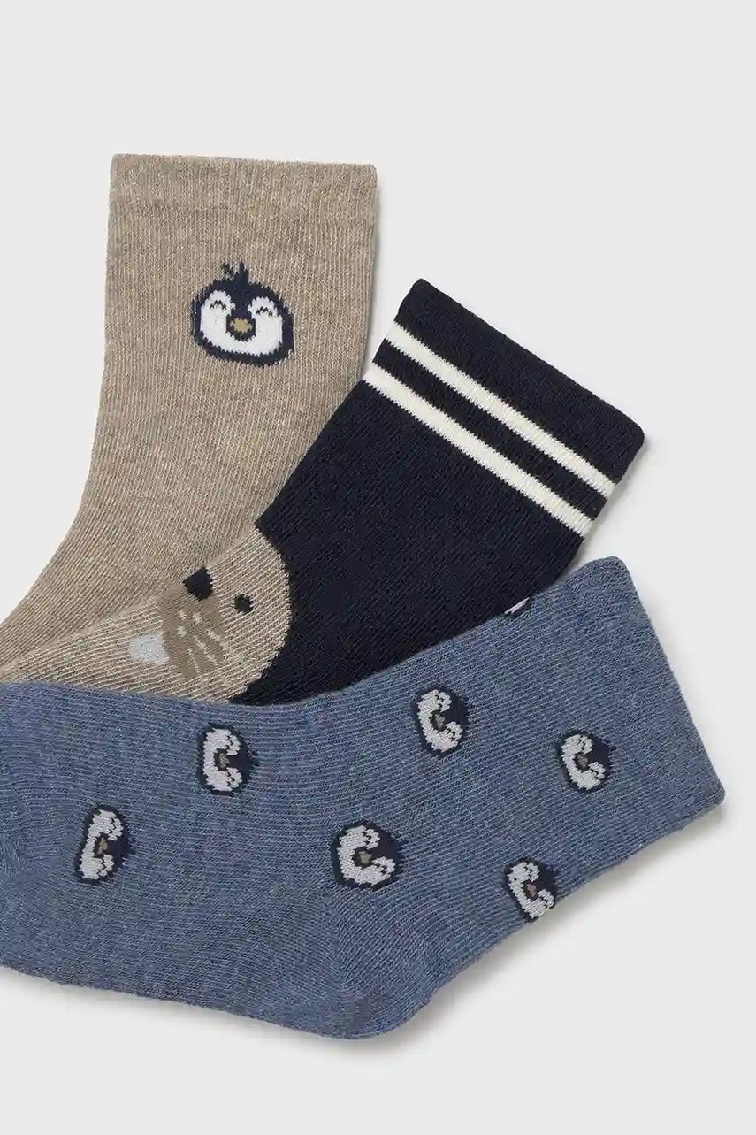 Носки Mayoral 3 шт цвет синий 10008