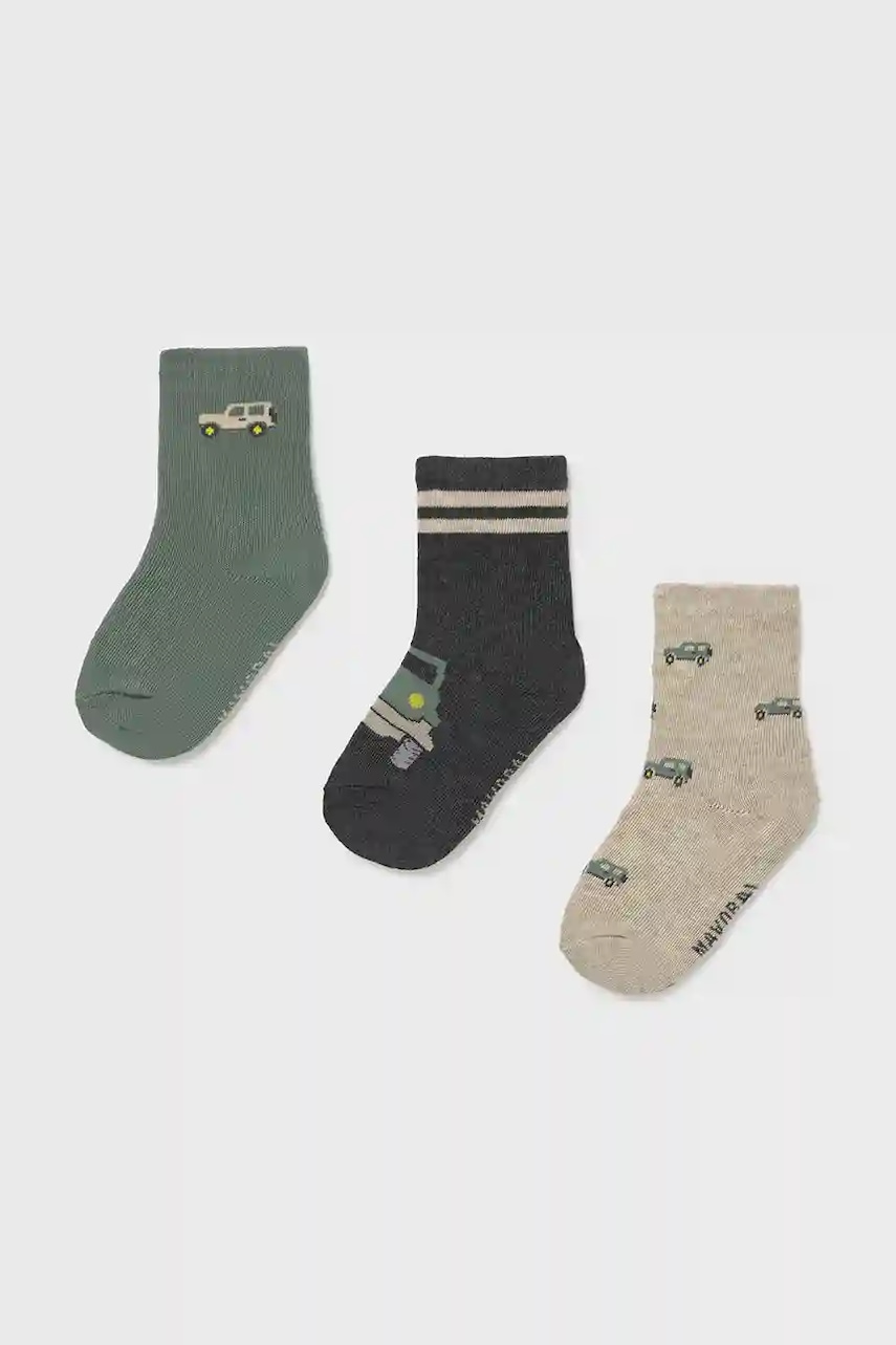 Kabát s příměsí vlny Mayoral 3-pack zelená barva, 10008