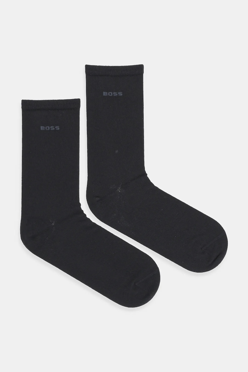 BOSS șosete 2-pack culoarea negru, 50543398