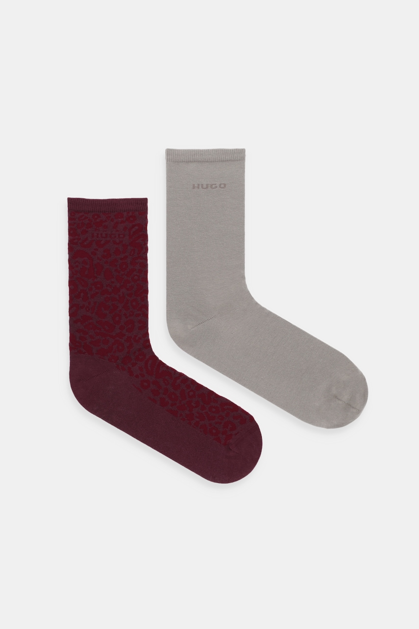 HUGO șosete 2P RS LEO LOGO CC W 2-pack