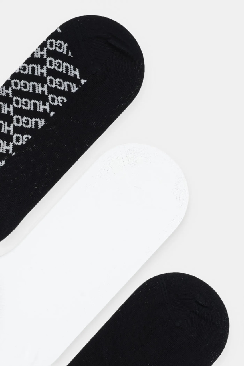 Носки HUGO 3 шт цвет чёрный 50543195 Носки HUGO 3 шт цвет чёрный 50543195