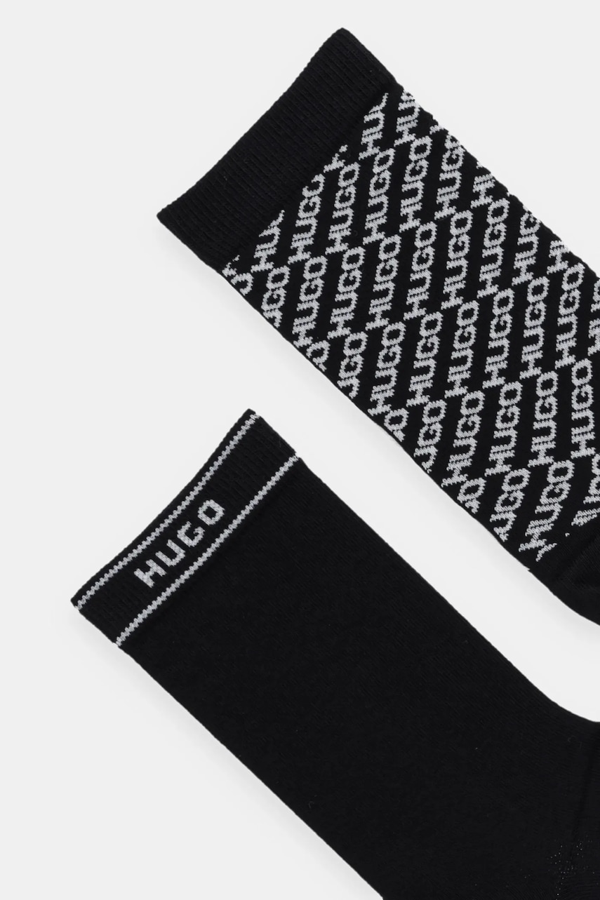 Носки HUGO 2 шт цвет чёрный 50543196 Носки HUGO 2 шт цвет чёрный 50543196