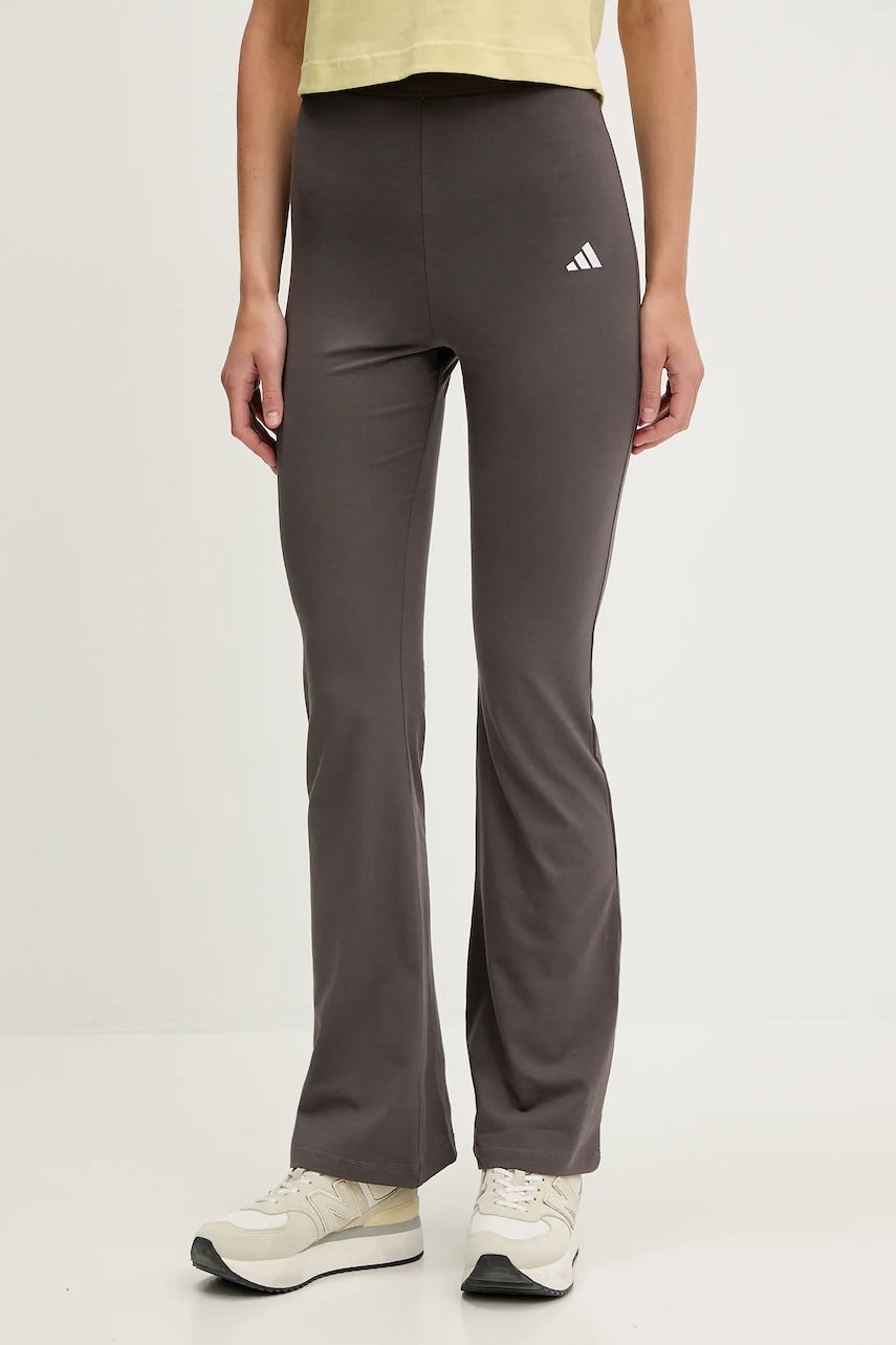 adidas colanti Essentials culoarea gri, uni, JD3076