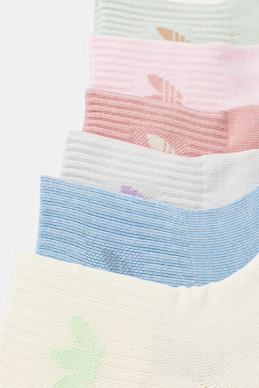 Носки adidas Originals 6 шт цвет розовый JV8602