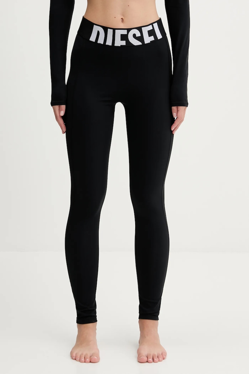 Diesel colanți ADELINE-D-POP culoarea negru, uni, A18279.0PLAR
