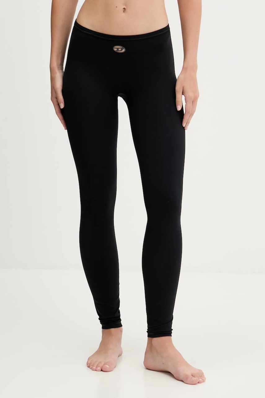 Diesel colanți MINA-UTLT culoarea negru, uni, A18318.0PJBA