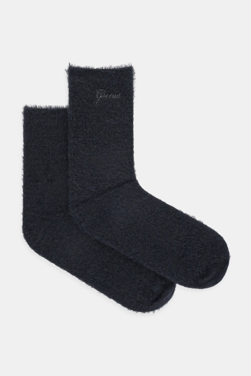 Levně Ponožky Guess FURRY černá barva, O5BY02 K3890