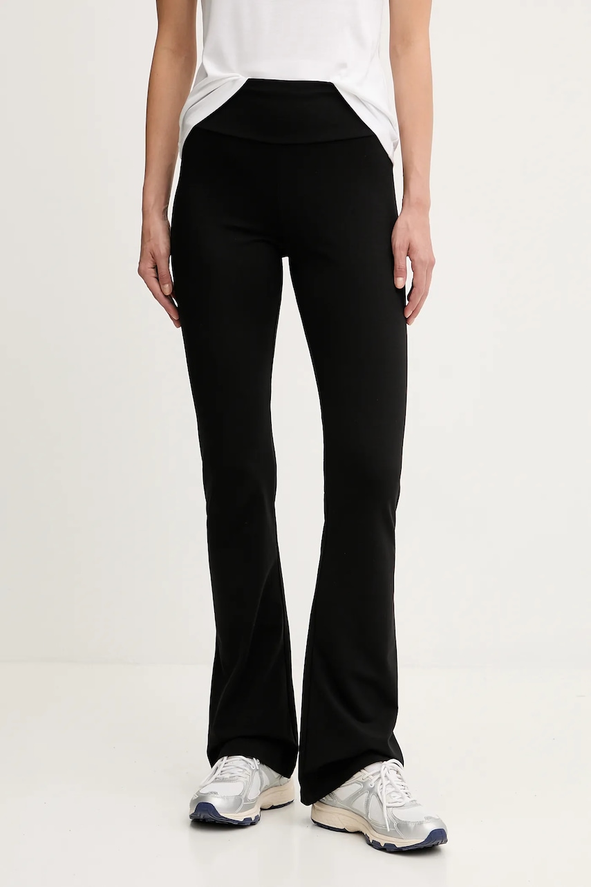 Levně Tepláky EA7 Emporio Armani dámské, černá barva, AF12484.7W000460