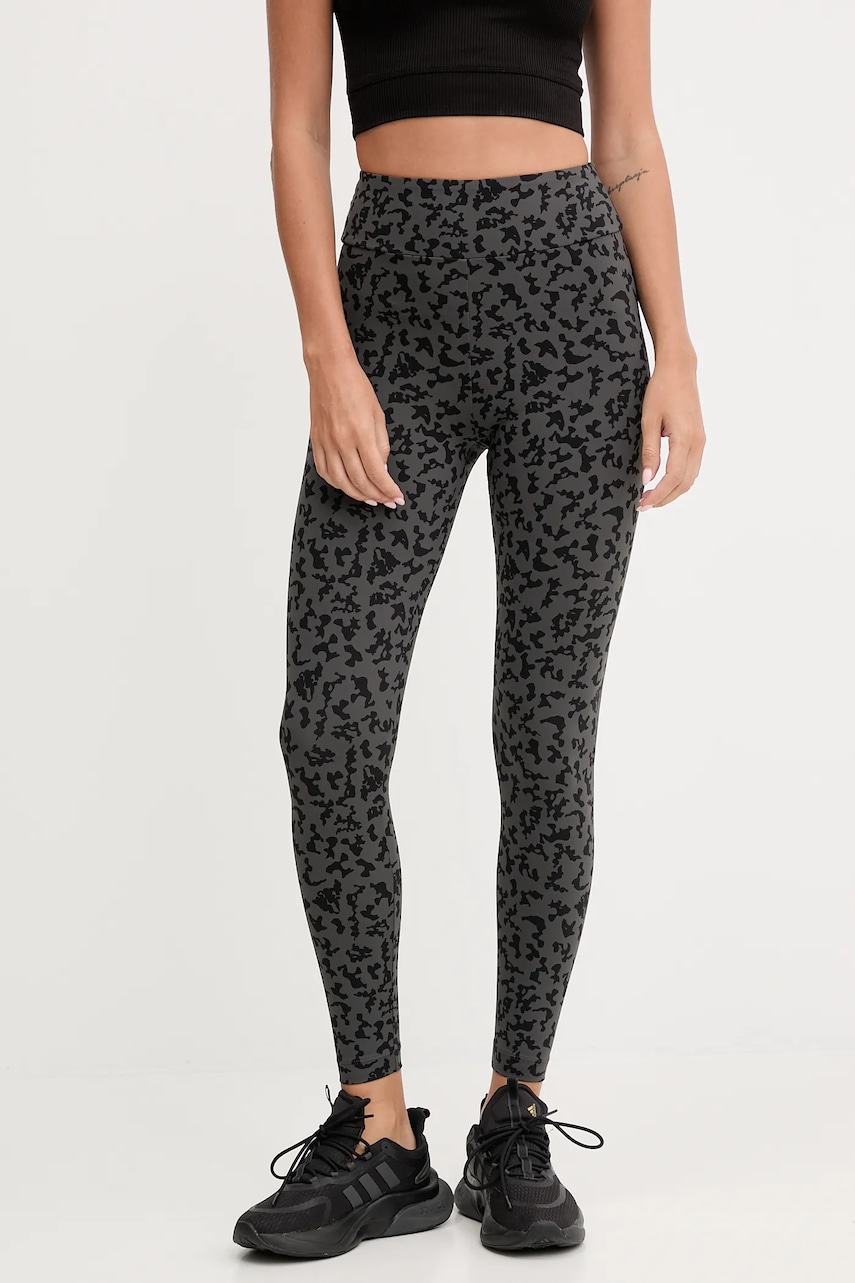 Levně Tréninkové legíny EA7 Emporio Armani dámské, černá barva, AF15565.7W000564