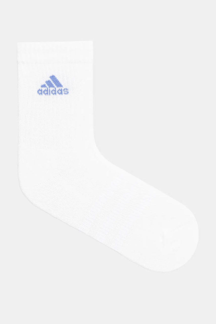 Носки adidas 3 шт цвет фиолетовый JW2740