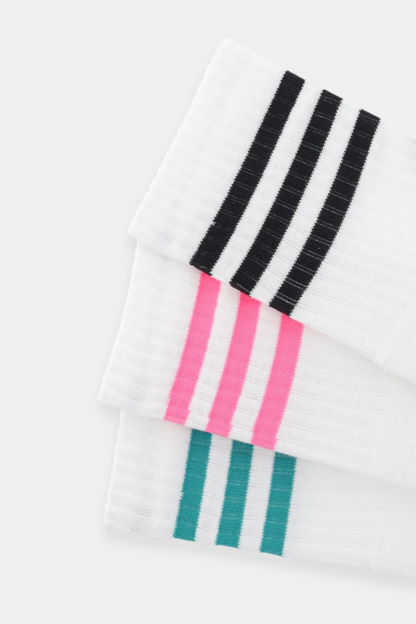 Носки adidas Essentials 3 шт цвет белый JW2765