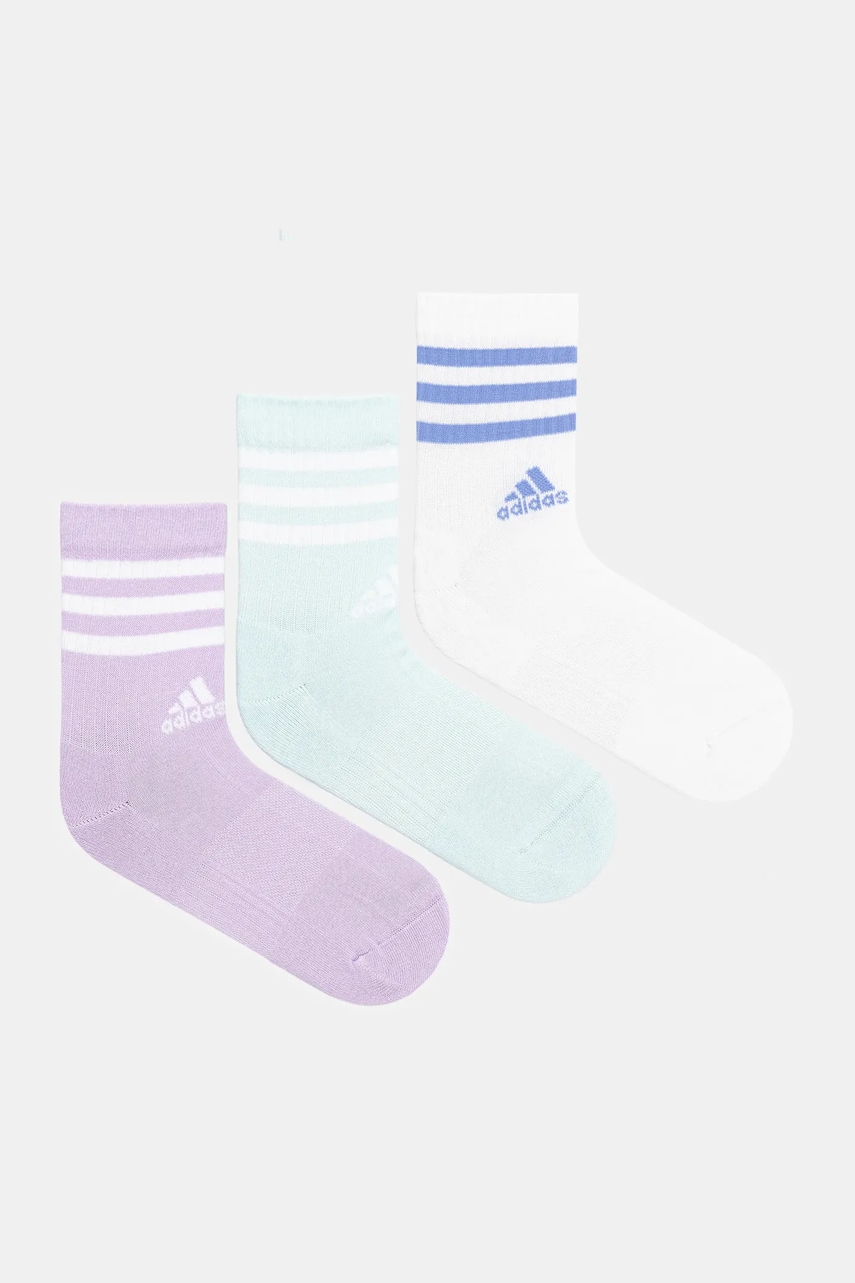 adidas șosete Essentials 3-pack culoarea alb, JW2766