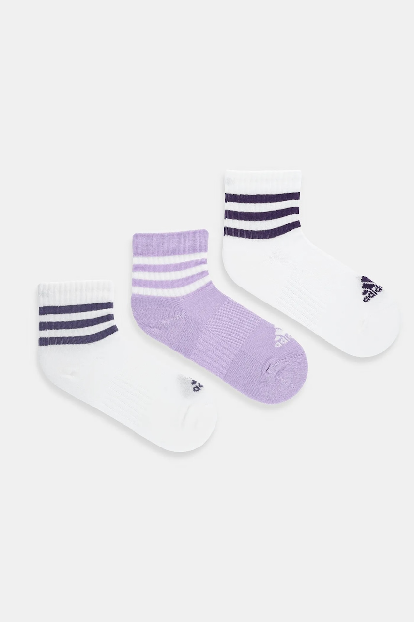 adidas șosete Essentials 3-pack culoarea alb, JW2768