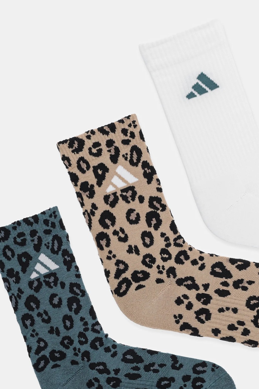 Носки adidas Leo Socks 3 шт цвет белый JX5557