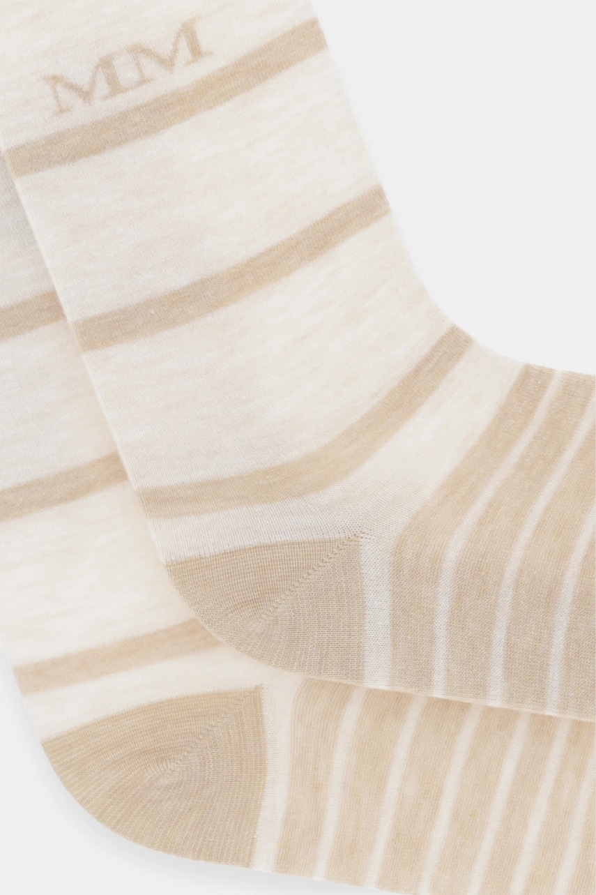 Носки с примесью кашемира MM GERSA цвет бежевый 2526556018600