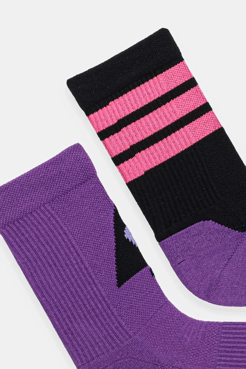 Носки adidas Performance PRIDE 2 шт цвет фиолетовый JN2686