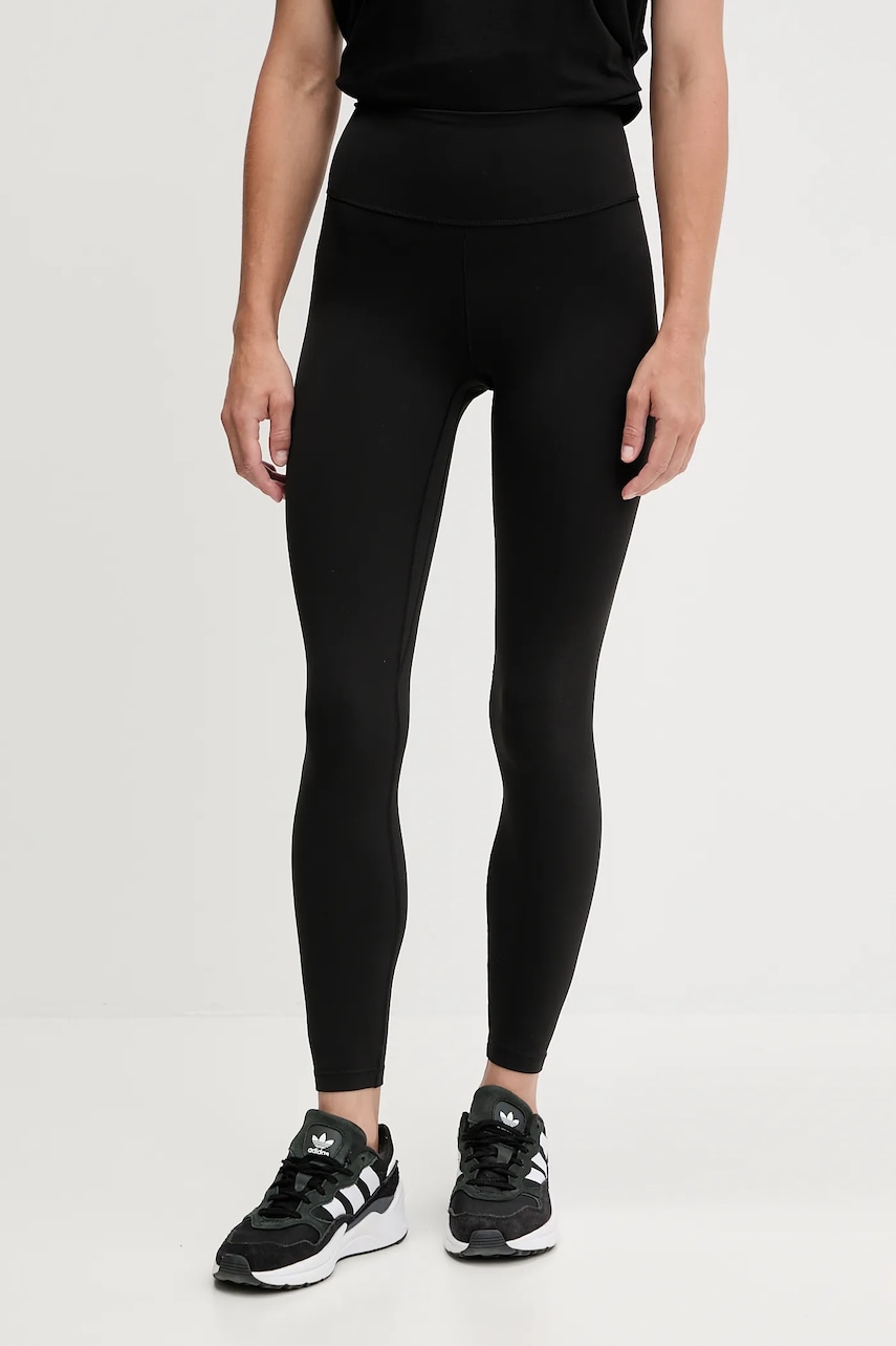 adidas Performance jambiere de yoga All Me culoarea negru, uni, JW7584