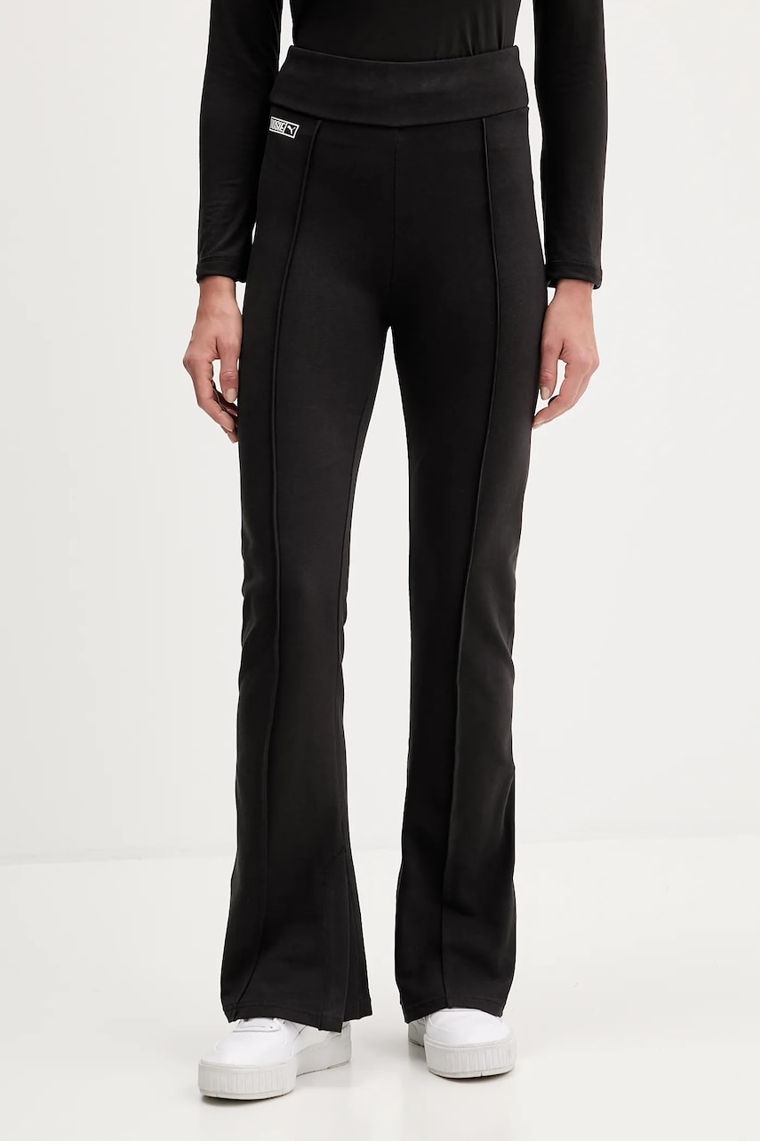 Puma colanti PUMA x ROSÉ culoarea negru, uni, 635156