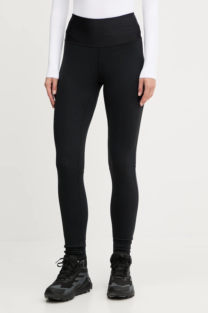 Haglöfs leggins sport Rosson culoarea negru, uni, 607785