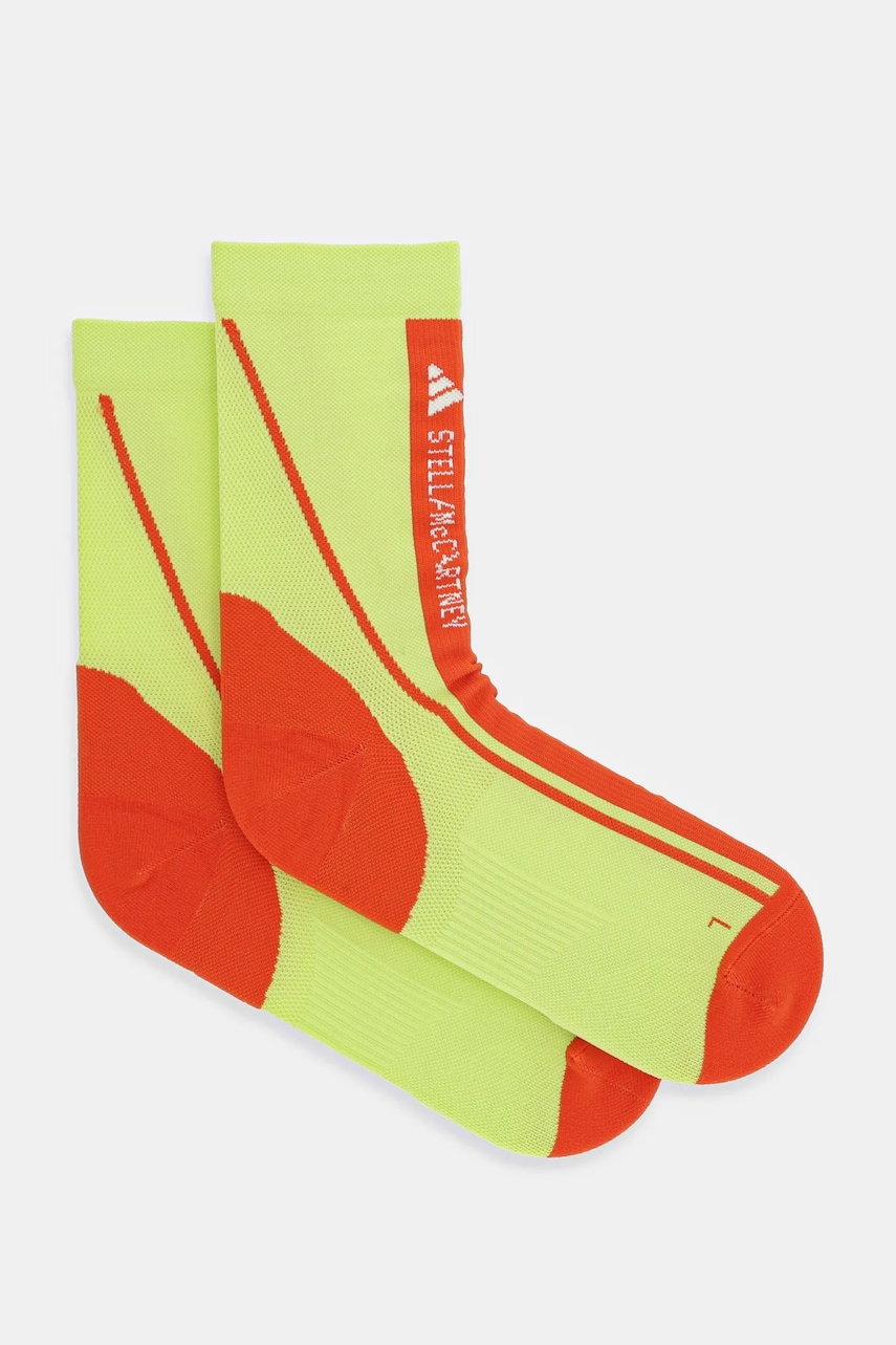 adidas by Stella McCartney șosete culoarea verde, JZ5518