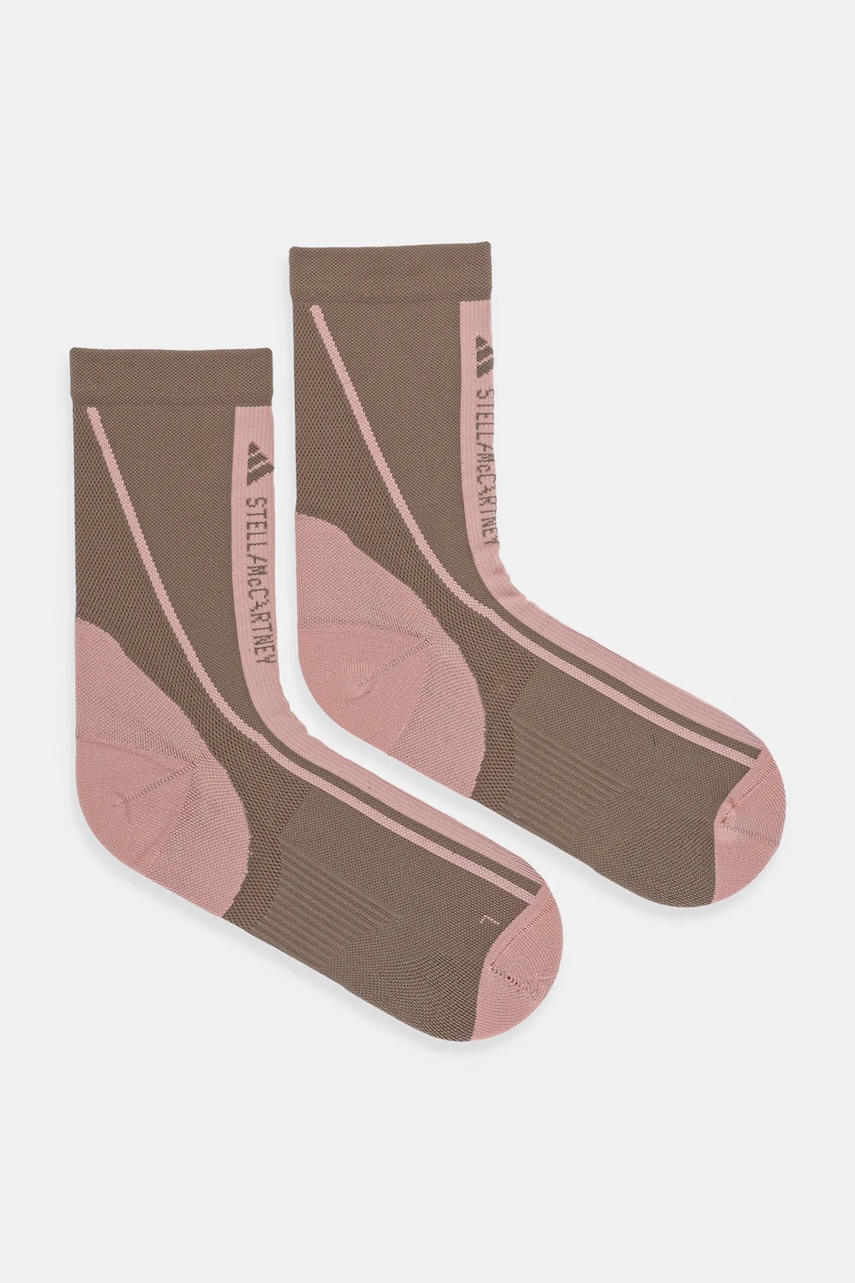 adidas by Stella McCartney șosete culoarea verde, JZ8024