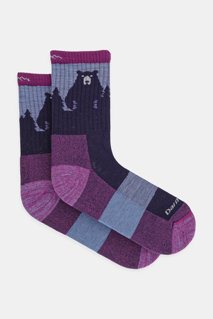 Darn Tough șosete culoare violet 1970