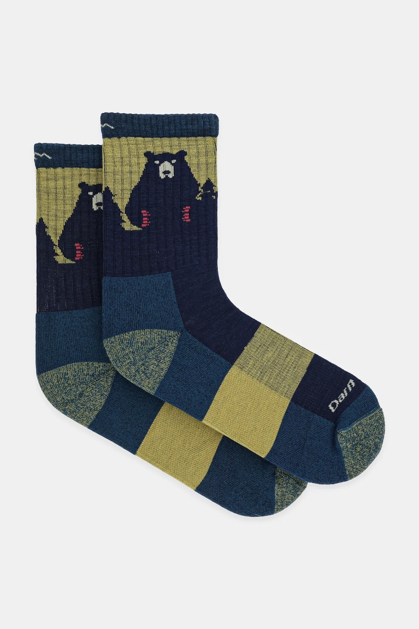 Darn Tough șosete culoare turcoaz 1970