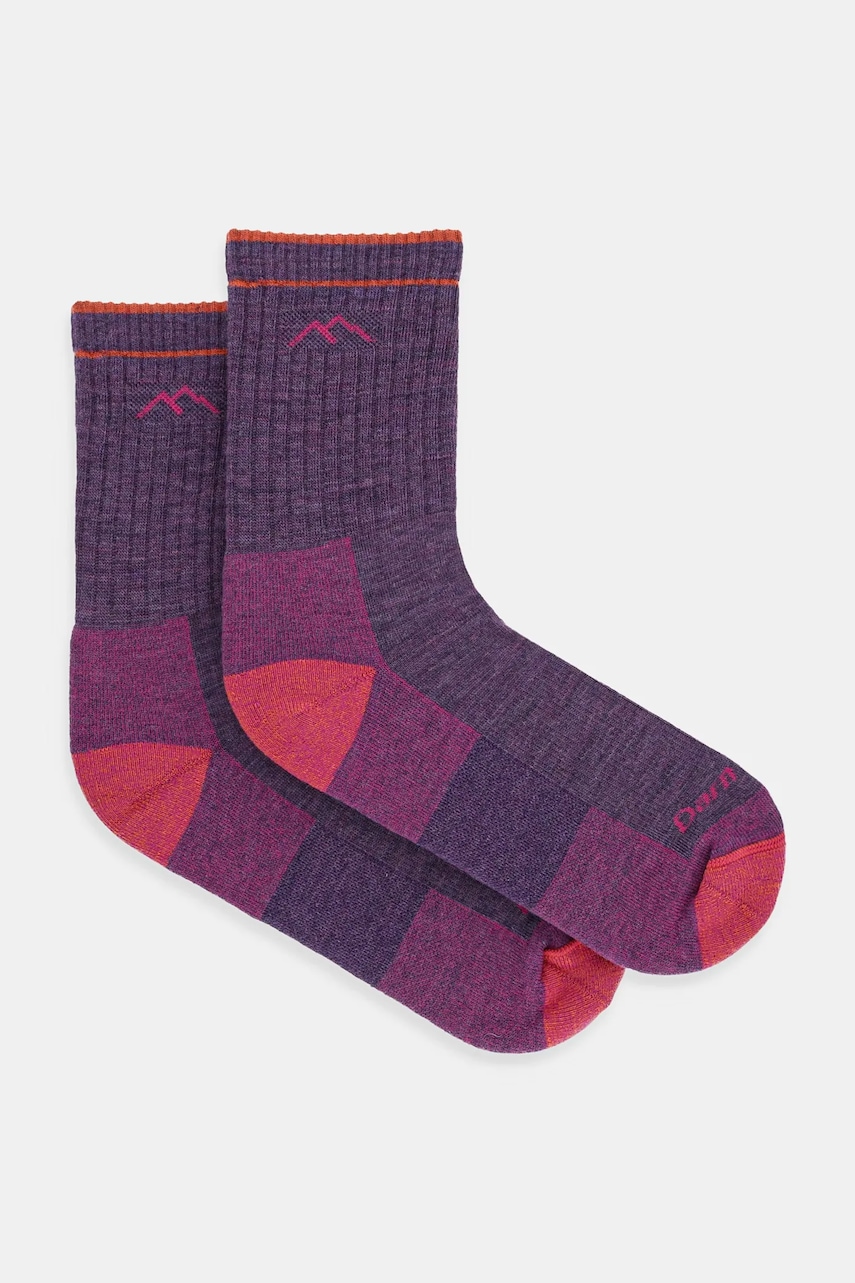 Darn Tough șosete de lână culoare violet 1903
