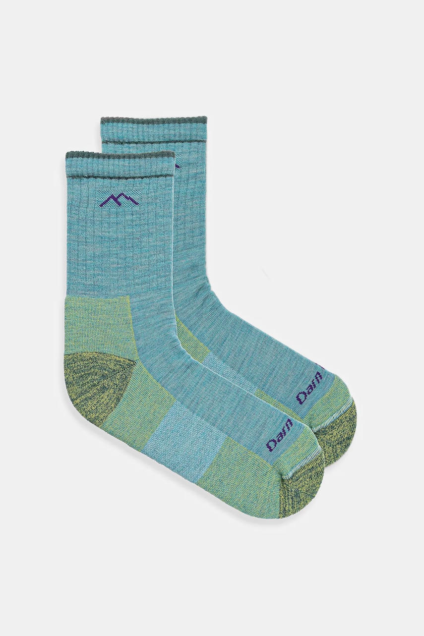 Darn Tough șosete de lână culoare turcoaz 1903