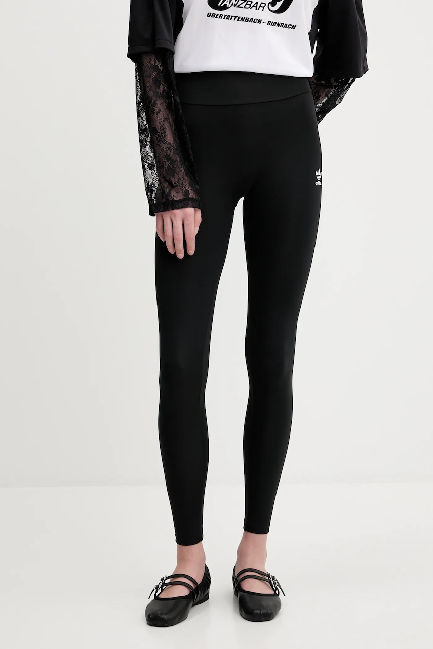 adidas Originals colanți Essentials culoarea negru, uni, JY0015