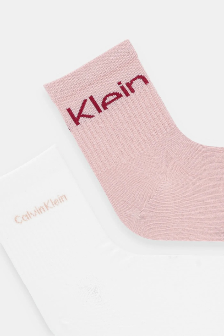 Носки Calvin Klein Jeans 2 шт цвет розовый 701235518