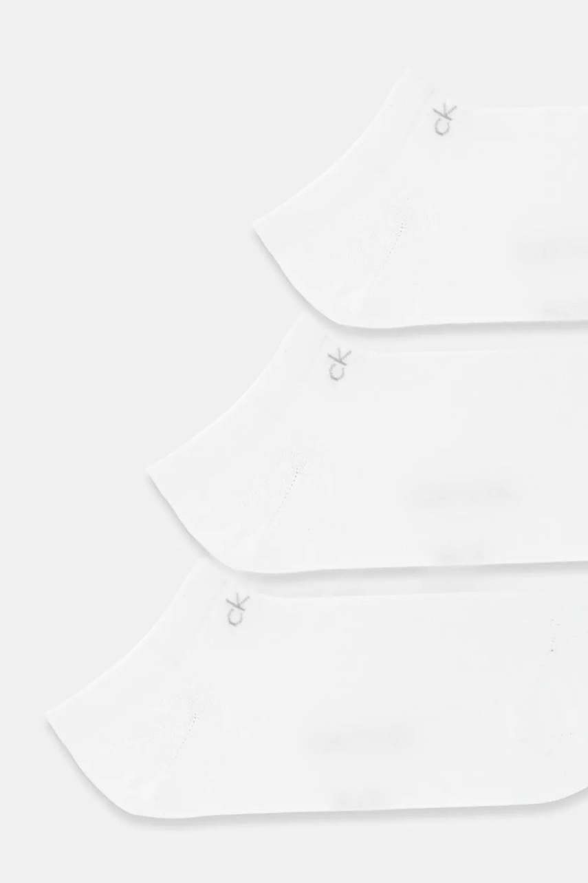 Короткие носки Calvin Klein 3 шт цвет белый 701234369